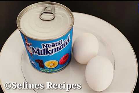 Condensed Milk Snack|Quick&Delicious Snacks during Lockdown| Evening Snack Recipes|Egg snack..