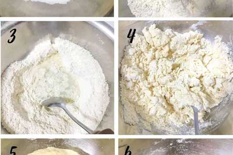 Mixing: how to incorporate flour encrusted on sides of bowl?