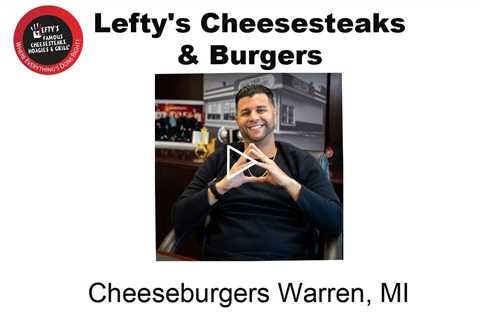 Cheeseburgers Warren, MI - Lefty's Cheesesteaks, Burgers, & Wings