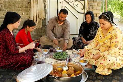 Meatball | traditional Iranian cooking | village life in IRAN