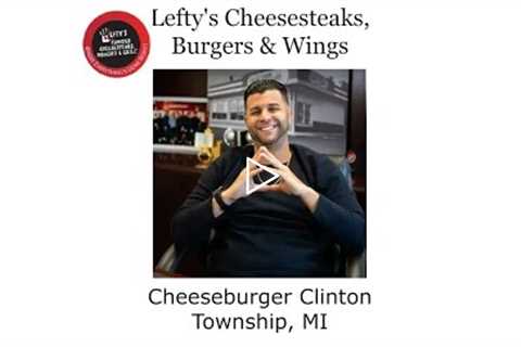 Cheeseburger Clinton Township, MI - Lefty's Cheesesteaks, Burgers & Wings