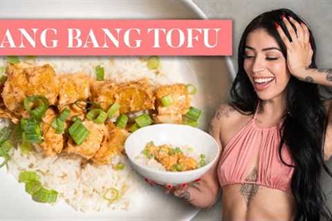 How To Make Tofu Delicious For Anyone! EASY Bang Bang Tofu Recipe!