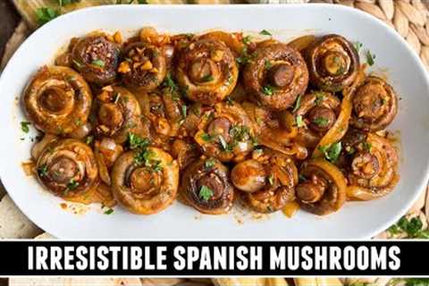 The BEST-EVER Spanish Mushrooms | Champiñones con Cebolla y Ajo Recipe