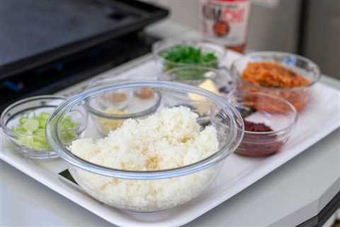 Kimchi Fried Rice on the LoCo Griddle