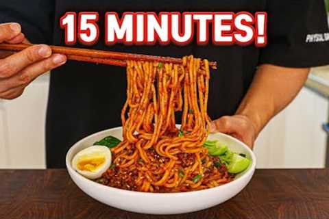 15 Minute Gochujang Garlic Noodles That Will Change Your LIFE!