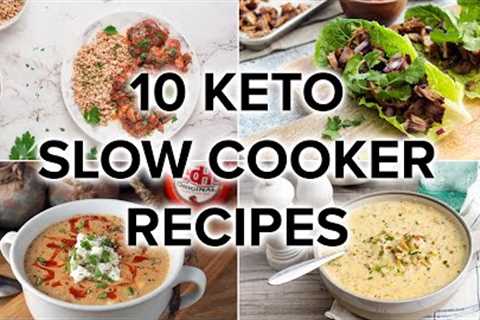 10 Keto Slow Cooker Recipes [Low Carb Crock Pot Meals]