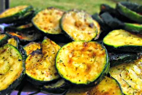 Grilled Zucchini on a Pellet Grill