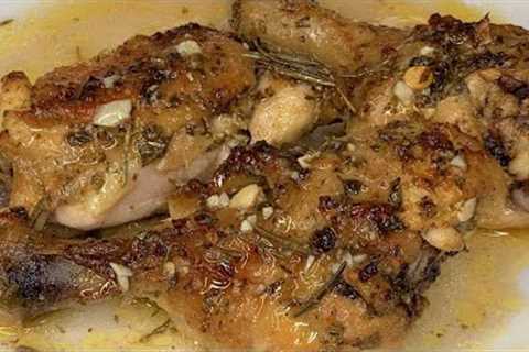 THE JUICIEST GARLIC AND HERBS OVEN BAKED CHICKEN RECIPE SLAP YO MAMA GOOD