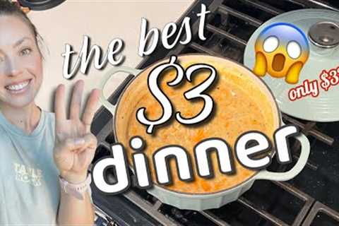 The BEST $3 DINNER! Simple Meal That''s SUPER FILLING! Cheap Adds-Ons to Save Money In Your Kitchen!