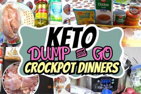 KETO CROCKPOT recipes you HAVE to Try | Fall Slow Cooker Dinners  | Easy Dump & Go Keto Meals