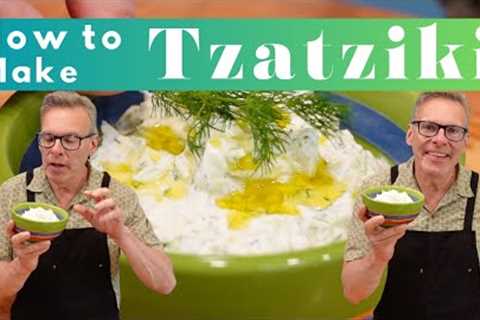 Tzatziki Sauce | How to Make Tzatziki | Mediterranean Diet Recipes