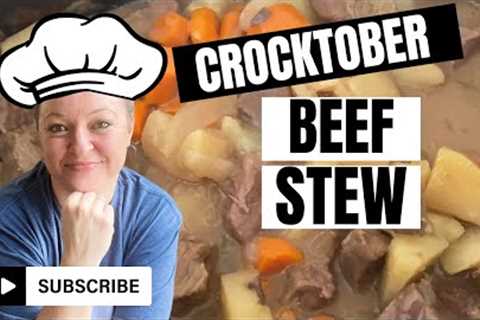 EASY FRUGAL Beef Stew Recipe-CROCKTOBER
