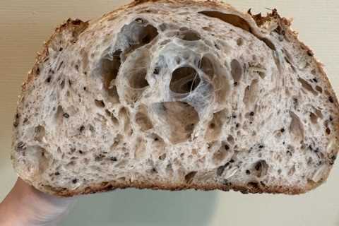 Large holes in sourdough