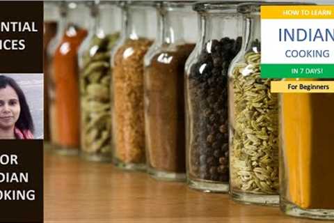 Essential Spices for Indian cooking । Learn Indian Cooking