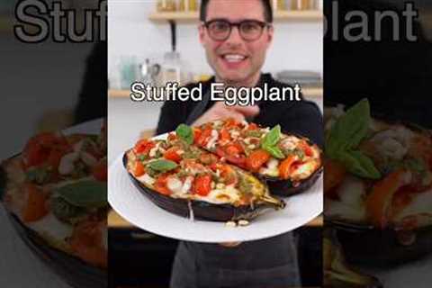 Stuffed Eggplant: a veggie-packed dinner idea