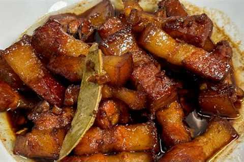 Braised pork belly