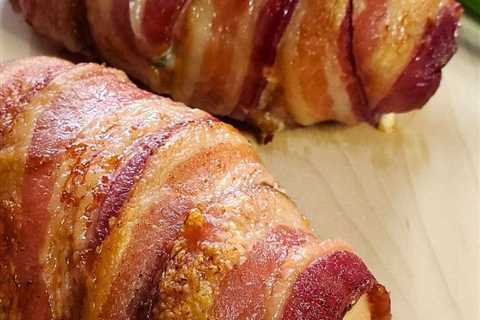 Bacon Wrapped Jalapeno Popper Chicken Breasts