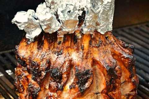 Grilled Pork Crown Roast