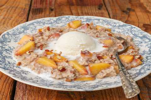 Peaches and Cream Oatmeal