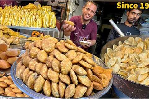 30 Rs Delhi Nashta | Shri Ram Kachori, 1st Chole Kulche | Street Food India