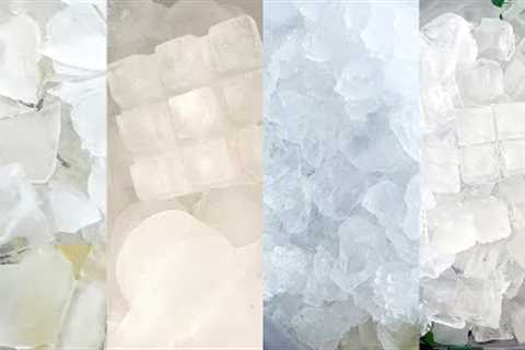 ASMR HARD ICE EATING / CRUSHED ICE / THIN ICE / CLEAR ICE