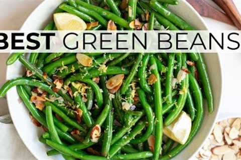 GREEN BEAN RECIPE | how to cook green beans perfectly