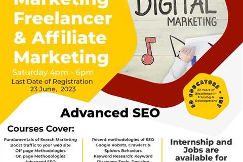 Digital Marketing Course In Karachi