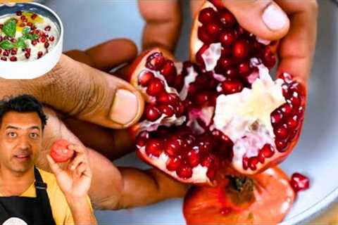 BEST Way to Eat POMEGRANATE 🔥 Good for Gut Health, De-Worming, Heart, Brain Health 🔥 Recipes