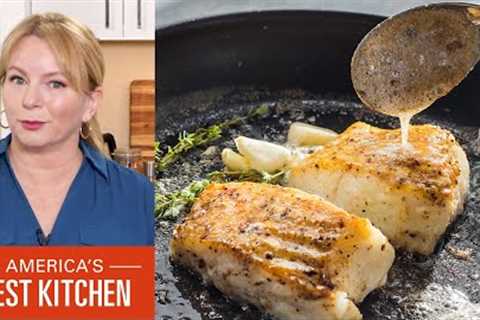 How to Make Butter-Basted Fish Fillets with Garlic and Thyme