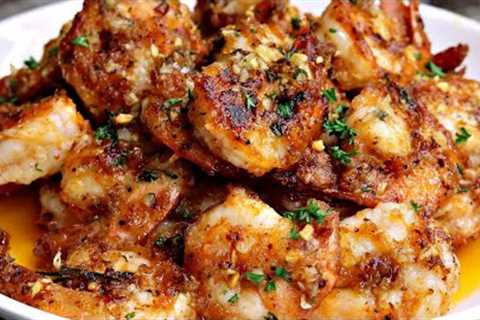 Quick and Easy Garlic Butter Shrimp Recipe | Garlic Shrimp Recipe