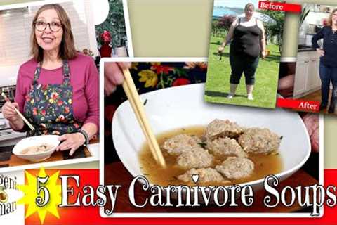 5 Carnivore Soups for Weight Loss | Easy Carnivore Diet Soup Recipes for Winter! Dairy Free