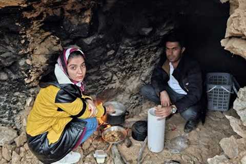 Cooking a strange but popular food for Iranians (Kale Josh): Adventures of Jamal and Sogra