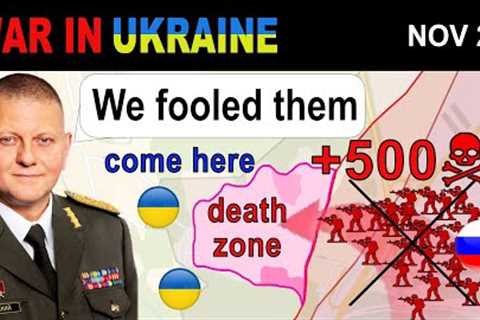 28 Nov: Russian Forces GET DECIMATED IN A DEATH ZONE. 500+ LOSSES IN 1 DAY |War in Ukraine Explained