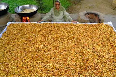 1 Million French Fries Prepared By Our Granny | Village food | Indian street food | Veg Recipes