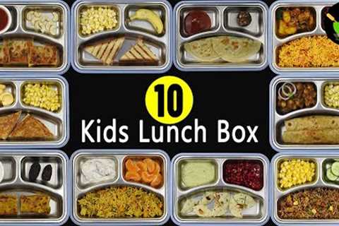 10 Kids Lunch Box Recipes Vol-11 | Quick & Easy Lunch Box Ideas | Indian Lunch Box Recipes |..