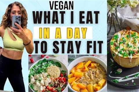 What I eat in a day to stay fit in my 40’s | high protein meal ideas #veganfitness #highproteinvegan