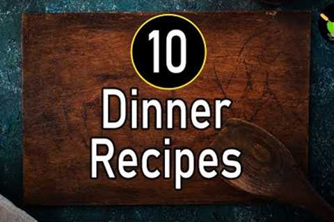 10 Instant Dinner Recipes | Easy Dinner Ideas | Quick & Easy Dinner Recipes | Indian Dinner..