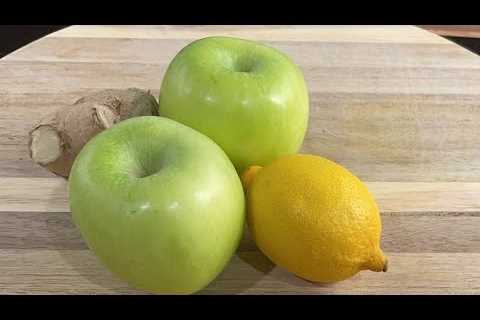 Remove pounds of toxins with Apple, Ginger, Lemon, Colon Cleanse Juice!!