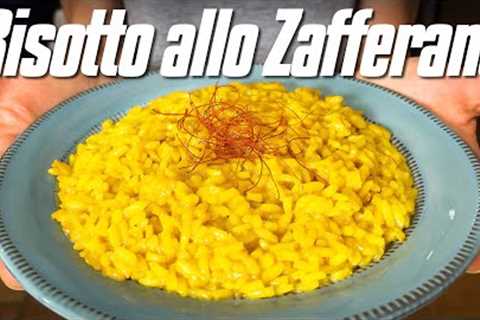 How to Make Risotto allo Zafferano | Italian Saffron Risotto Recipe