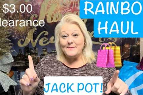 CLEARANCE SALES // RAINBOW STORE HAUL~ JACK POT!