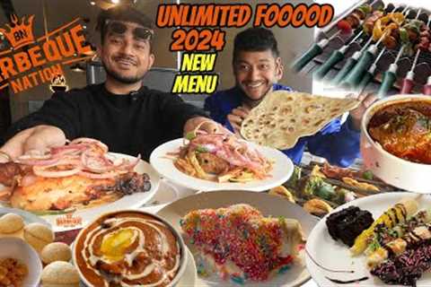 Barbeque Nation 2024 Unlimited Food New Menu with @praveensalal | INDIAN BARBEQUE NATION