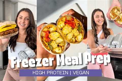 High Protein VEGAN Meal Prep 🌱 💪 | Freezer Friendly