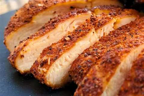 Pellet Grill Smoked Chicken Breasts