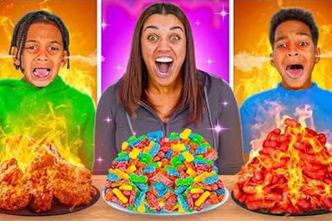 SWEET VS SPICY FOOD CHALLENGE!