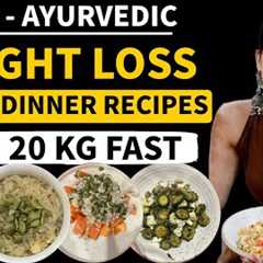 4 Ayurvedic Recipes For Fast Weight Loss | Quick & Healthy Lunch/Dinner Recipes In Hindi |Fat..