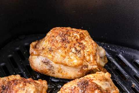 Air Fryer Frozen Chicken Thighs