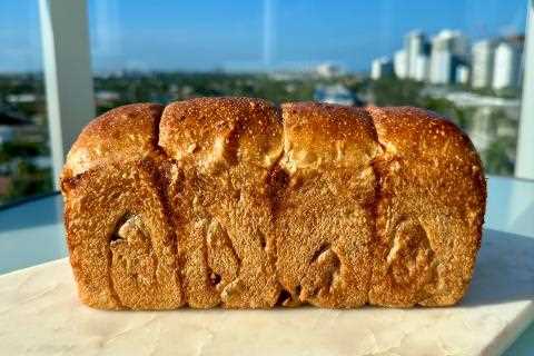 Coconut Walnut 30% Whole Wheat Sourdough Sandwich Bread