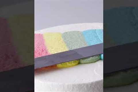 The treasure at the end of this rainbow is cake #shorts #soyummy #dessertideas