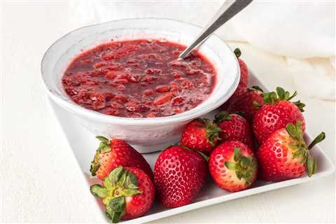 3 Ingredient Strawberry Sauce