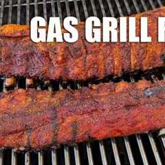 Barbecue Ribs on a Gas Grill